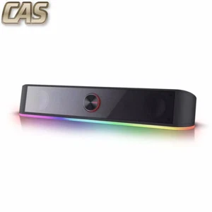 GS560 Adiemus RGB USB Soundbar, 2.0 Channel Audio with Sync Lighting - Picture 1 of 13
