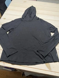 Men’s Boody Long Sleeve Hooded T Shirt Organic Eco Bamboo Workout Size Small - Picture 1 of 6