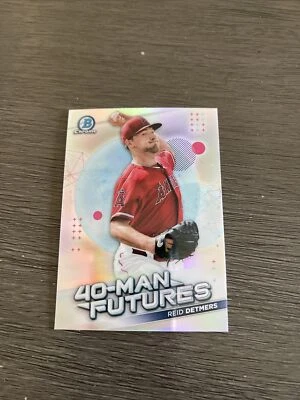 2021 Bowman Chrome-40 Man Futures-Reid Detmers #FMF-9 - Image 1 of 2