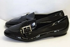 London Rebel Patent Buckle Loafers Size UK 7 EU 40  REF H1 166 - Picture 1 of 8