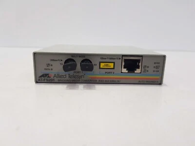 ALLIED TELESIS AT-FS201 BRIDGING MEDIA CONVERTER REV.A - Image 1 of 4