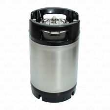2.5 Gallon Ball Lock Corny Keg Stainless for Beer Coffee Nsf Dual Rubber Handle