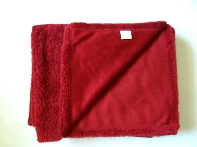 Super Soft Microplush Throw Blanket Burgundy - 60" x 48"  () - Image 1 of 4