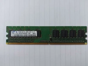 DIMM sin búfer Samsung/HP 512MB PC25300 DDR2 sin ECC M378T6553CZ3-CE6 377725-888 - Imagen 1 de 2