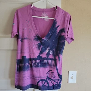 Junior's Rip Curl pier v neck t shirt medium - Picture 1 of 5