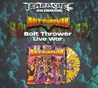 Bolt Thrower 'Live War' gelb/lila Splatter Vinyl - NEU