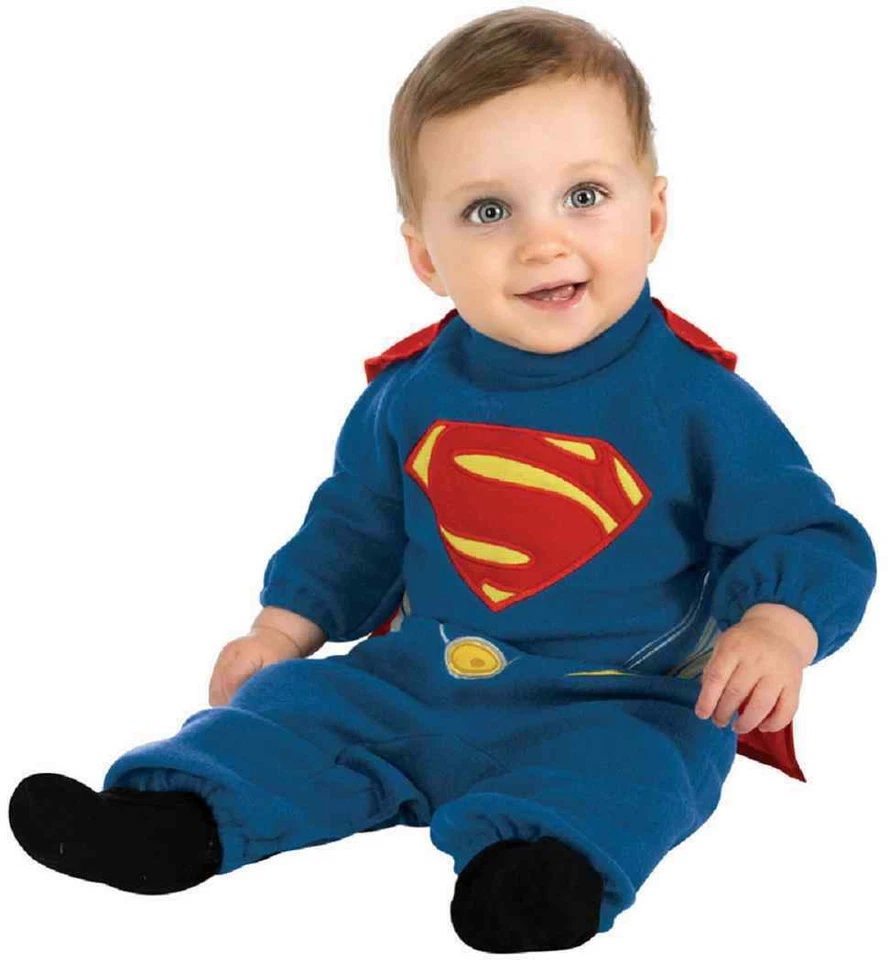 Superman Man of Steel Superhero Halloween Baby Infant Toddler Child Costume