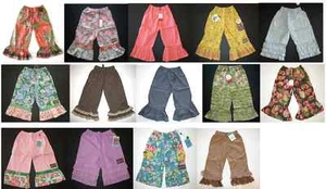NEW NWT Matilda Jane boutique girls woven big ruffle pants ruffles choice B - Picture 1 of 10