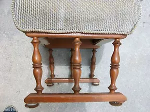Footrest French Country Foot Stool Hollywood Regency Cottage Victorian Colonial - Picture 1 of 3