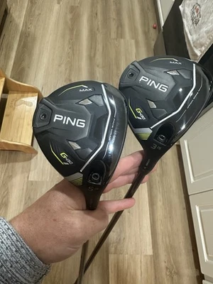 Ping Fairway G430 MAX 3 & 5 Woods Set  15° 18*  - X Flex - RH - No HC - Image 1 of 4