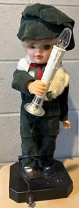 Vintage Telco 1990 20" Boy & Candle Figure Christmas  Animated Decoration - Picture 1 of 5