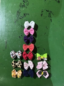Girls' Hair Bows Assorted Colors, Alligator Clips - Picture 1 of 1