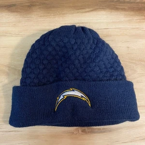 Los Angeles Chargers NFL Strick Beanie Mütze Navy Blau Einheitsgröße Kinder - Bild 1 von 4