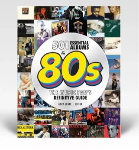 Libro de tapa dura 501 álbumes esenciales de los años 80 The Music Fan's Definitive Guide - Imagen 1 de 4