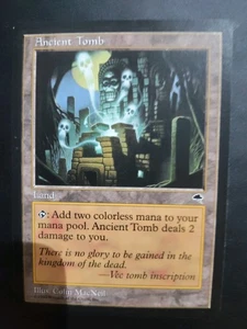 Mtg Ancient Tomb Tempest Rare Land Card Near Mint Magic The Gathering Commander - Picture 1 of 2