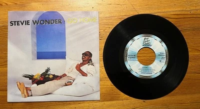 Go Home - Stevie Wonder, Vinyl 7" Single 1985 sehr guter Zustand - Bild 1 von 2