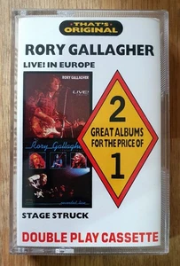 Rory Gallagher - Live! In Europe / Stage Struck 1989 UK Castle Comm. ~ TFOMC 020 - Picture 1 of 5