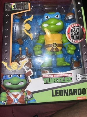 Teenage Mutant Ninja Turtle Jada Toys Die Cast Metals 6"  LEONARDO  2016 New - Image 1 of 3