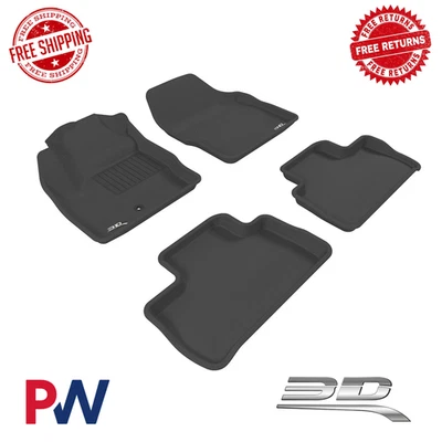 3D MAXpider Custom Fit All-Weather KAGU Floor Mats For 07-14 Land Rover LR2 - Изображение 1 из 4