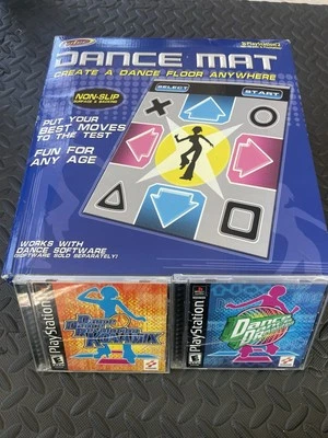 Intec Dance Mat for PlayStation |Two Games Dance Dance Revolution & DDR Konamix - Image 1 of 4