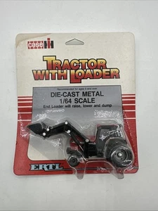 1986 Case 1/64 Diecast Red Tractor 2594 With Loader ERTL Case - Picture 1 of 5