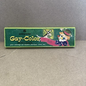 Vintage alte Bleistiftdose Marke Gay Color Baignol E Farjon Frankreich - Bild 1 von 3