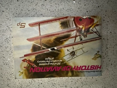 Brooke Bond Picture Tea Cards.History of Aviation. Complete Set.Album.VGC.BC🇺🇦 - Image 1 of 4