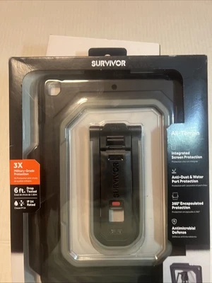 Griffin Survivor All-Terrain Case for Apple iPad 10.2in (8th/7th Gen) - Black - Image 1 of 4