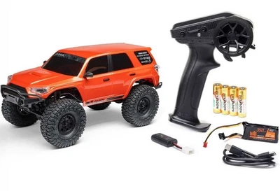 Axial 1/24 SCX24 Toyota 4Runner  Orange 4X4 RTR Brushed Rock Crawler - Image 1 of 4