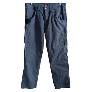 Jeans de carpintero 34x32 Wrangler para hombre Y2K gris denim/lona Bangladesh - Imagen 1 de 5