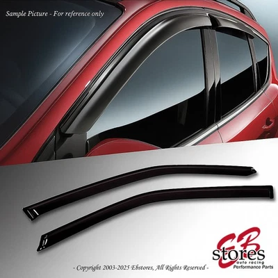 Deflector de viseras de ventana para pantalla de ventilación Ford Focus 00-07 ZX3 3D hatchback solo 2 piezas Foto 1 de 4