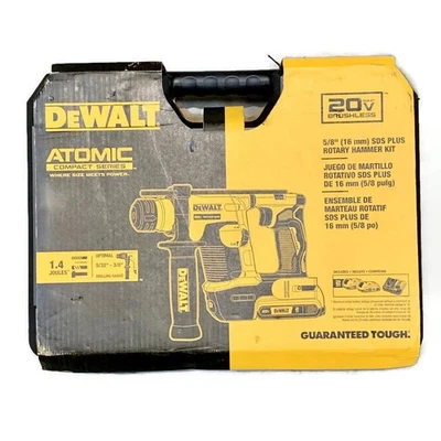 DEWALT DCH172D2 ATOMIC 20V MAX 5/8-inch SDS Plus Cordless Rotary Hammer Kit - Image 1 of 4
