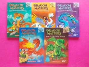 Dragon Masters x 5 - Book 1 2 3 4 & 5 by Tracey West - Like New - Picture 1 of 8
