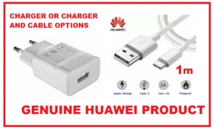 Huawei SuperCharge 4.5A HW-050450E00 EU Mains Charger USB Type C Cable (options) - Picture 1 of 9