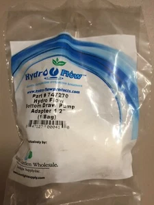 Adaptador de bomba de extracción inferior Hydro Flow 1/2 pulgada - Imagen 1 de 2