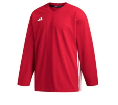 Adidas Red Team A STK2 Blank Hockey Jersey HN3427 New Mens Sizes - Image 1 of 2