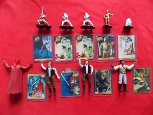 Star Wars Bend Ems & Action Masters Die Cast Metal Figures with Trading Cards - Picture 1 of 5