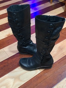 Las mejores ofertas en Botas Hasta la Rodilla Negro de Piel Sintética para  Mujeres | eBay