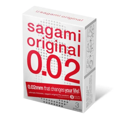 Sagami Original 002 (2ª generación) Pack de 3 preservativos PU Foto 1 de 3
