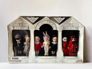 Living Dead Dolls Minis Mausoleum Box Set Mezco 4 2003 With box Used - Picture 1 of 10