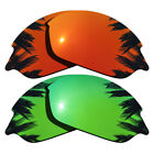 Orange Red&Green Anti-Scratch Replacement Lenses for-Oakley Romeo 2 Polarized