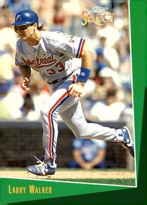 1993 Select #27 Larry Walker - Picture 1 of 2