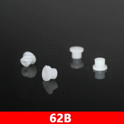 62B 6mm Plastic Motor Shaft Gaskets Bushing Pads for 2mm RC Car Model Robot DIY - Image 1 of 3