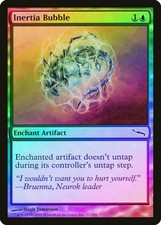 Inertia Bubble FOIL Mirrodin NM Blue Common MAGIC THE GATHERING CARD ABUGames