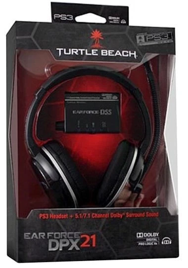 Turtle Beach EarForce DPX21 Ear Force Headphones for PS3 & Xbox 360 NEW - Image 1 of 1