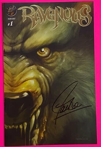 RAVENOUS #1 (CREATURE ENTERTAINMENT 2015) GOLD FOIL VARIANT | SIGNED VARESE - Picture 1 of 12