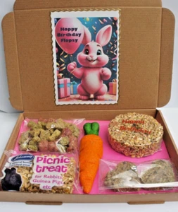 MÄDCHEN HASE LECKERLI BOX PERSONALISIERT MIT NAMENFÜR JEDEN ANLASS OSTERN GEBURTSTAG WEIHNACHTEN - Bild 1 von 4