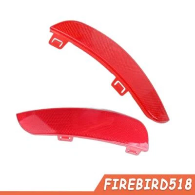 Par de lentes reflectoras de parachoques trasero rojas para Volvo S40 V50 Foto 1 de 4