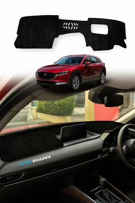Luxury Breathable Suede Non-Slip Dash Mat Dashboard Cover for Mazda CX-30 19-25 - Image 1 of 4
