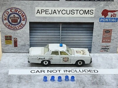 Matchbox Lesney 1968 Mercury No 55D or 73  Police Car (LIGHTS ONLY) - Image 1 of 3
